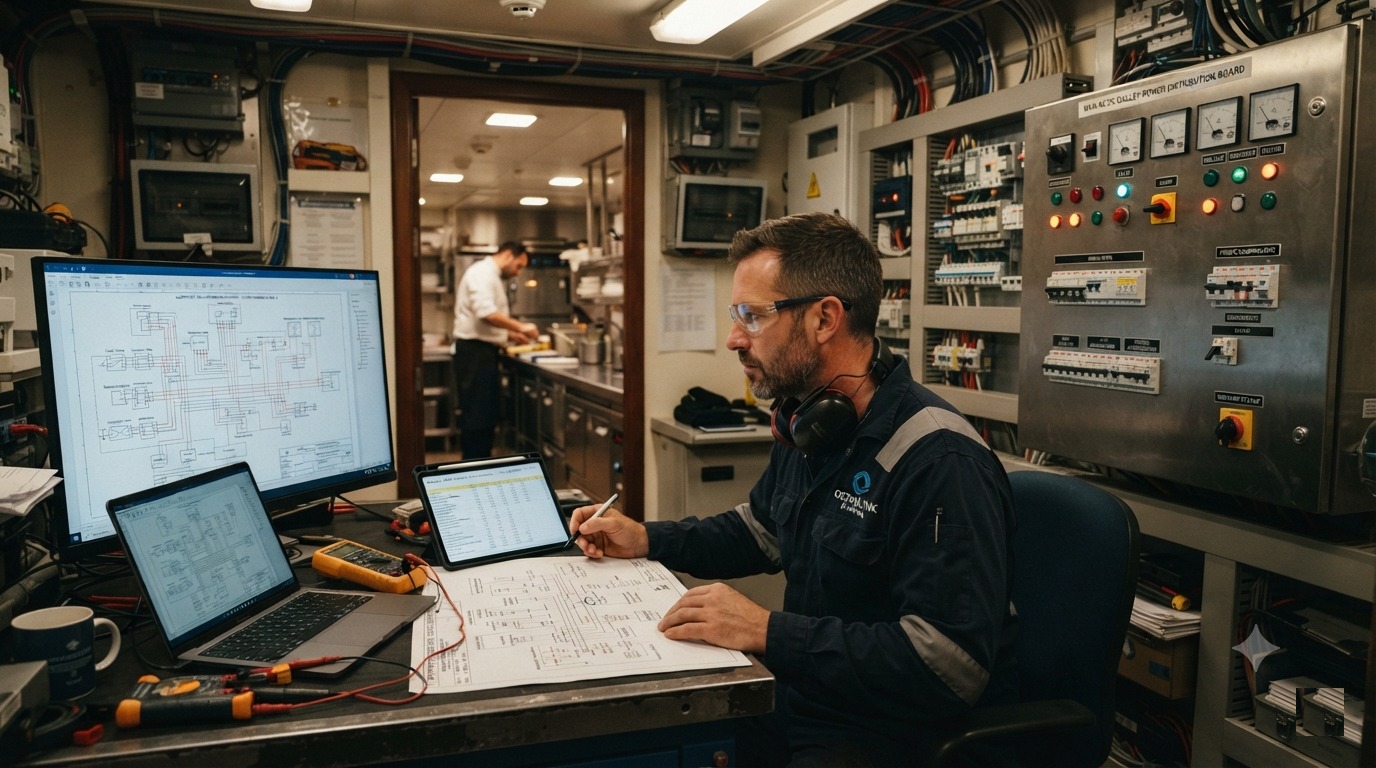 Superyacht Galley Electrical Power Planning