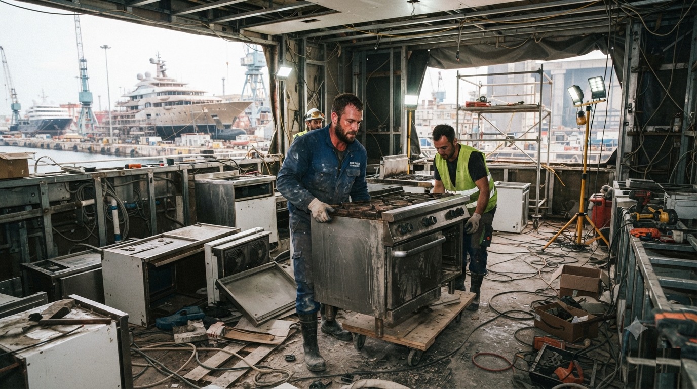 Planning a Superyacht Galley Refit