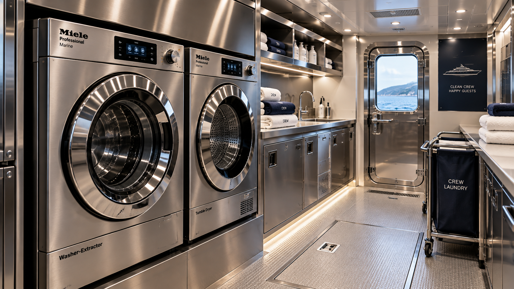 Marine Laundry Equipment for Superyachts