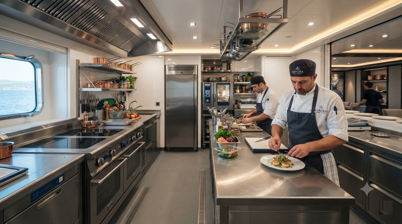Motor Yacht — 50m New Build Galley