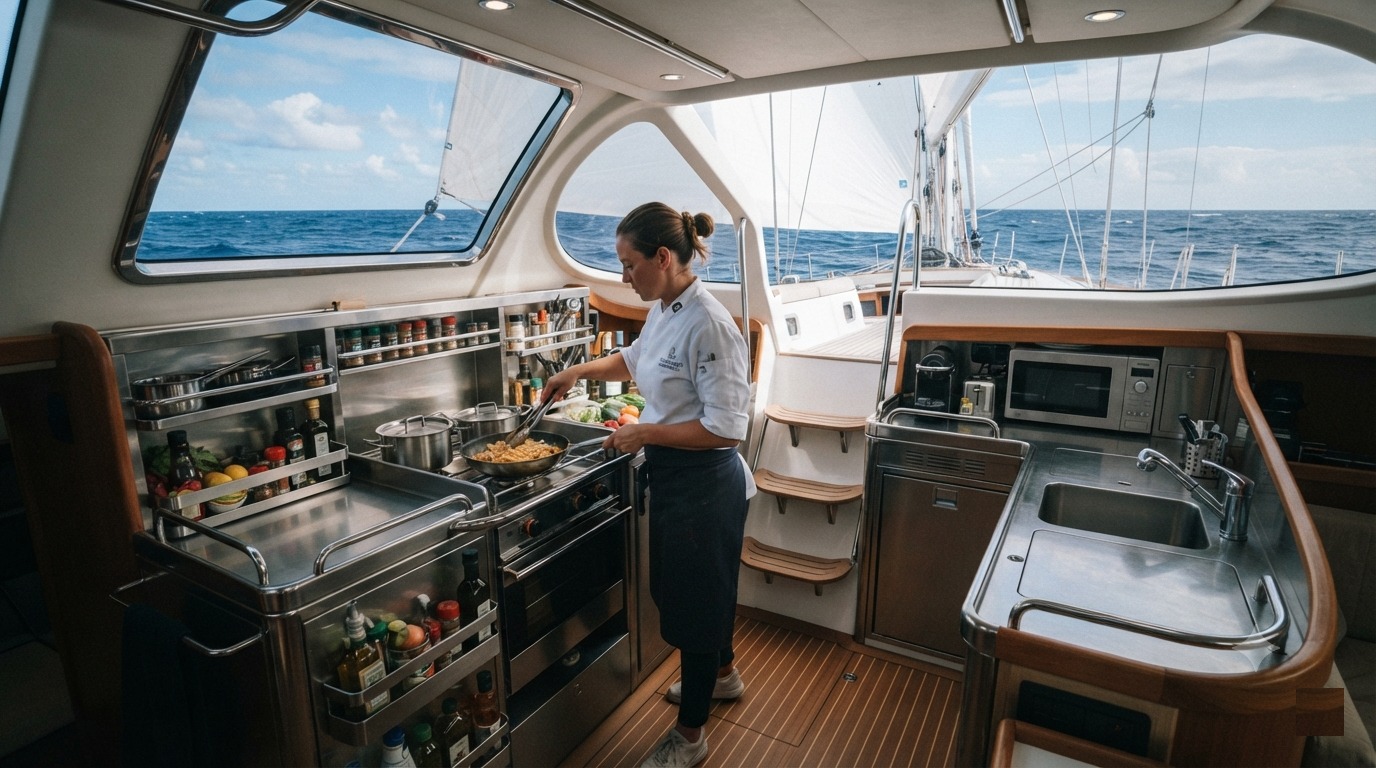 Sailing Yacht Galley Solutions — The Superyacht Galley