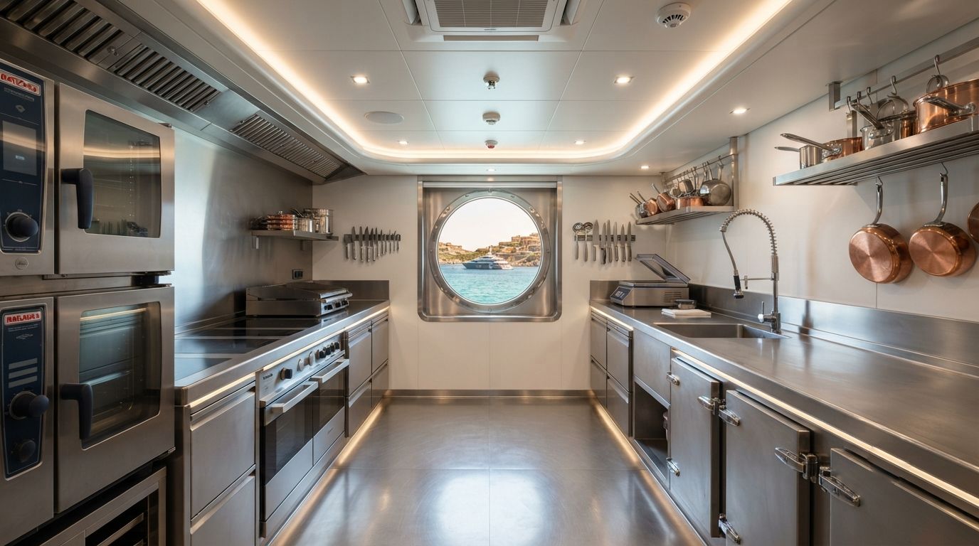 Superyacht galley project case studies — new builds, refits and fleet programmes by The Superyacht Galley